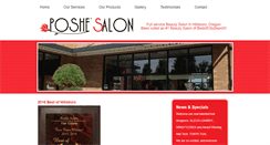 Desktop Screenshot of poshe-salon.com